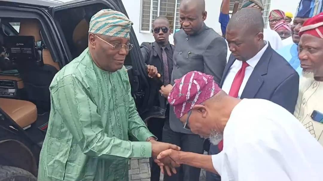 Atiku Visits Aregbesola Ahead Of Ijesa Monarch's Coronation In Osun