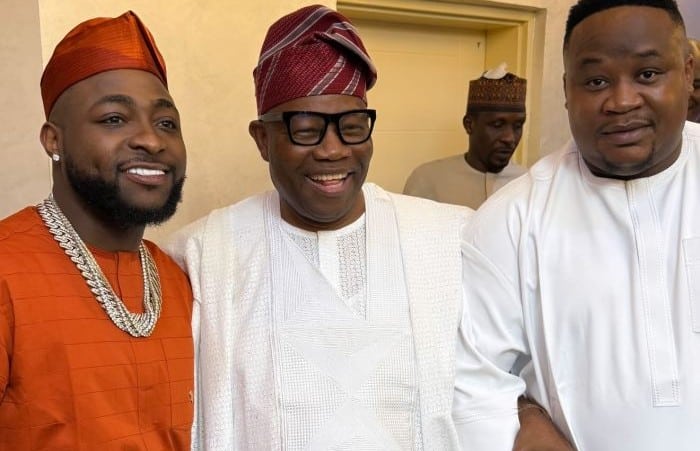 Davido, Chief Priest Visit Akpabio