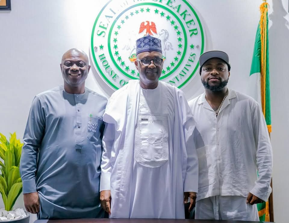 Davido Visits Speaker Abbas To Promote New Album '5ive'