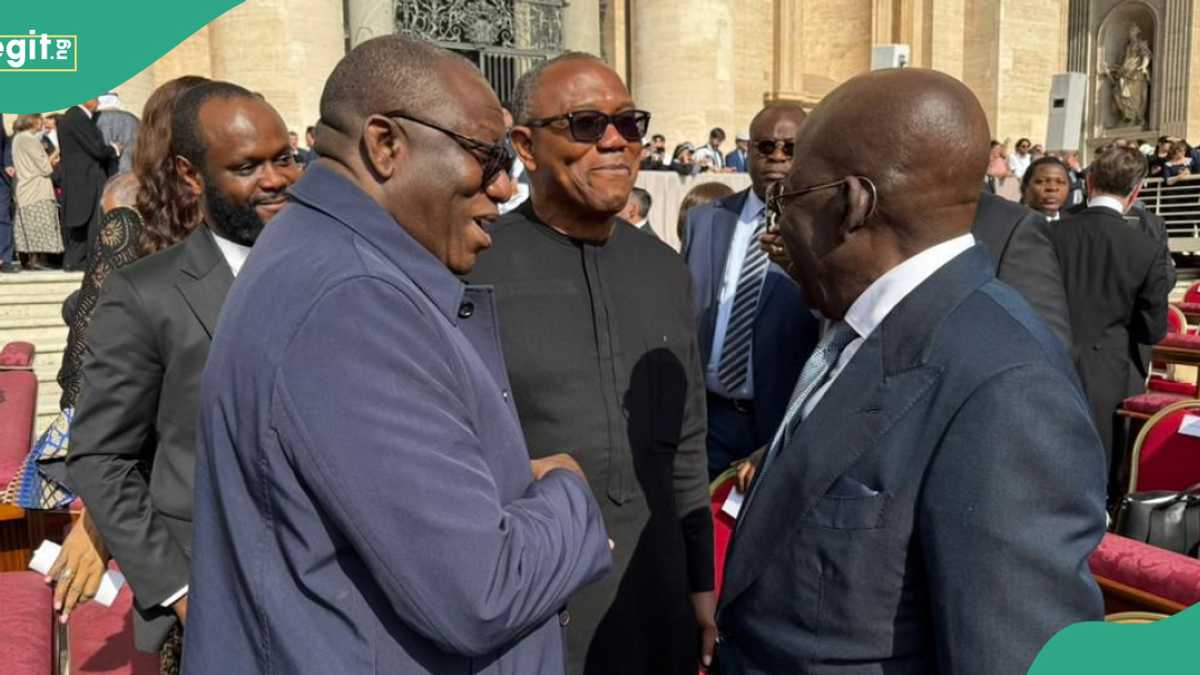 Details Of What Tinubu Told Peter Obi, Fayemi at Pope’s inauguration Emerge