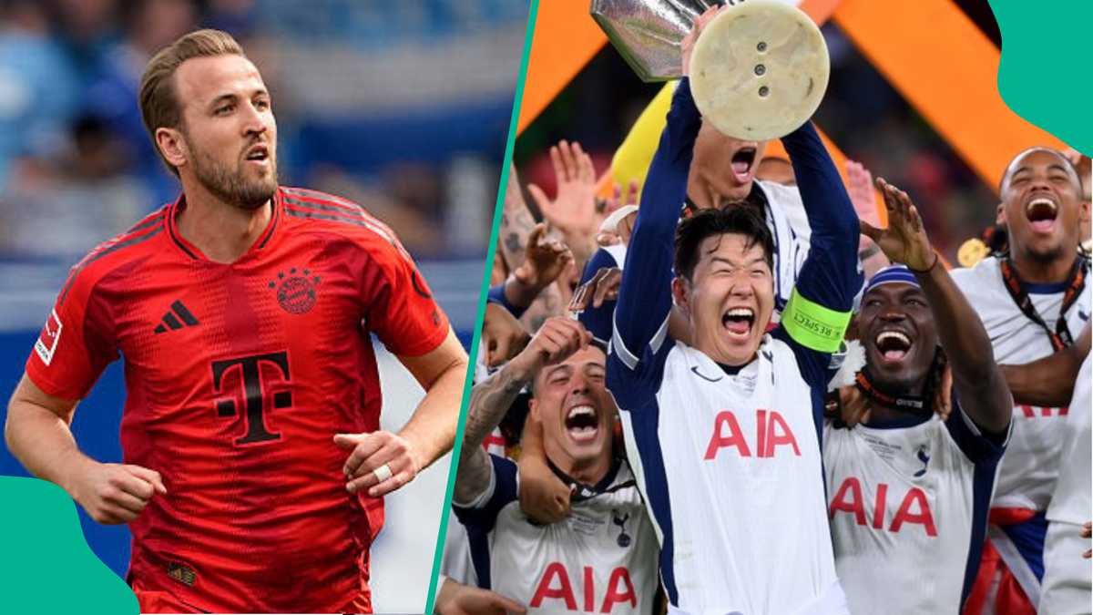 Harry Kane Reacts After Tottenham Defeats Manchester United To Win Europa League