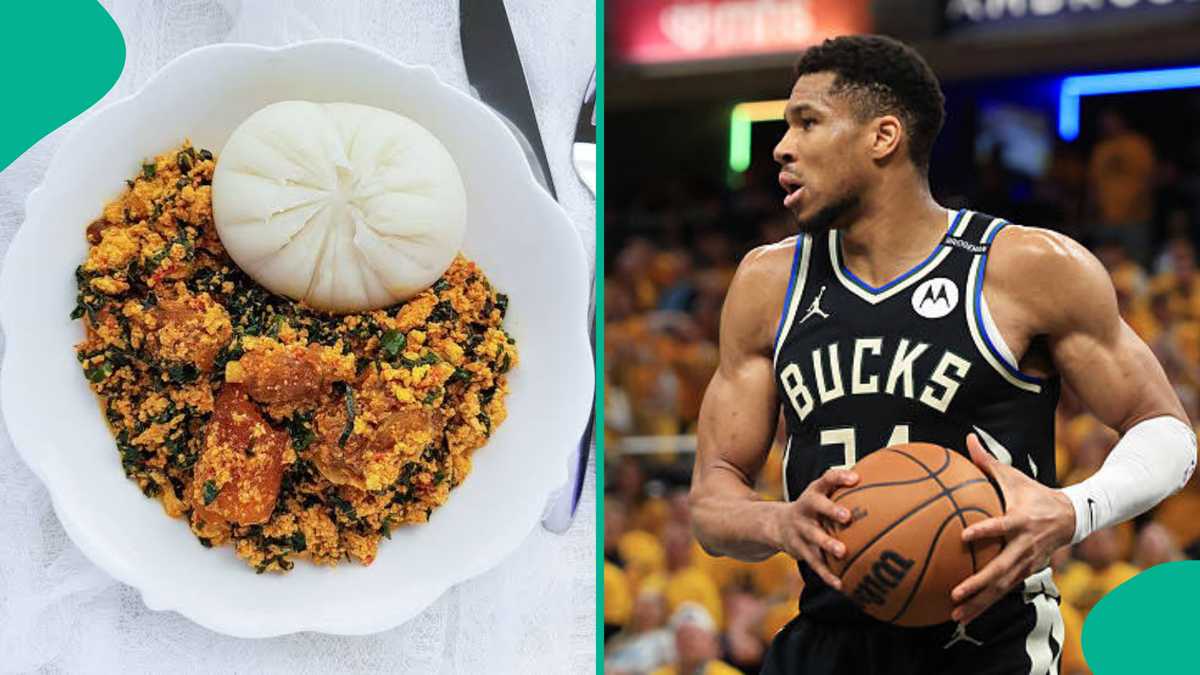 NBA Star Giannis Antetokounmpo Says Fufu and Egusi Soup Is His Top Nigerian Meal