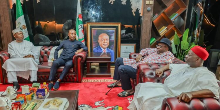Saraki Leads PDP Reconciliation Talks In Enugu Amid Growing Tensions