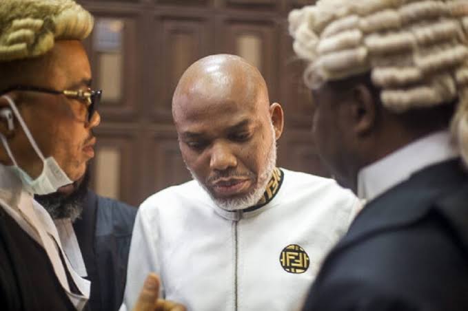 "We did not find any Instrument of terrorism on Nnamdi Kanu" - DSS admits in court